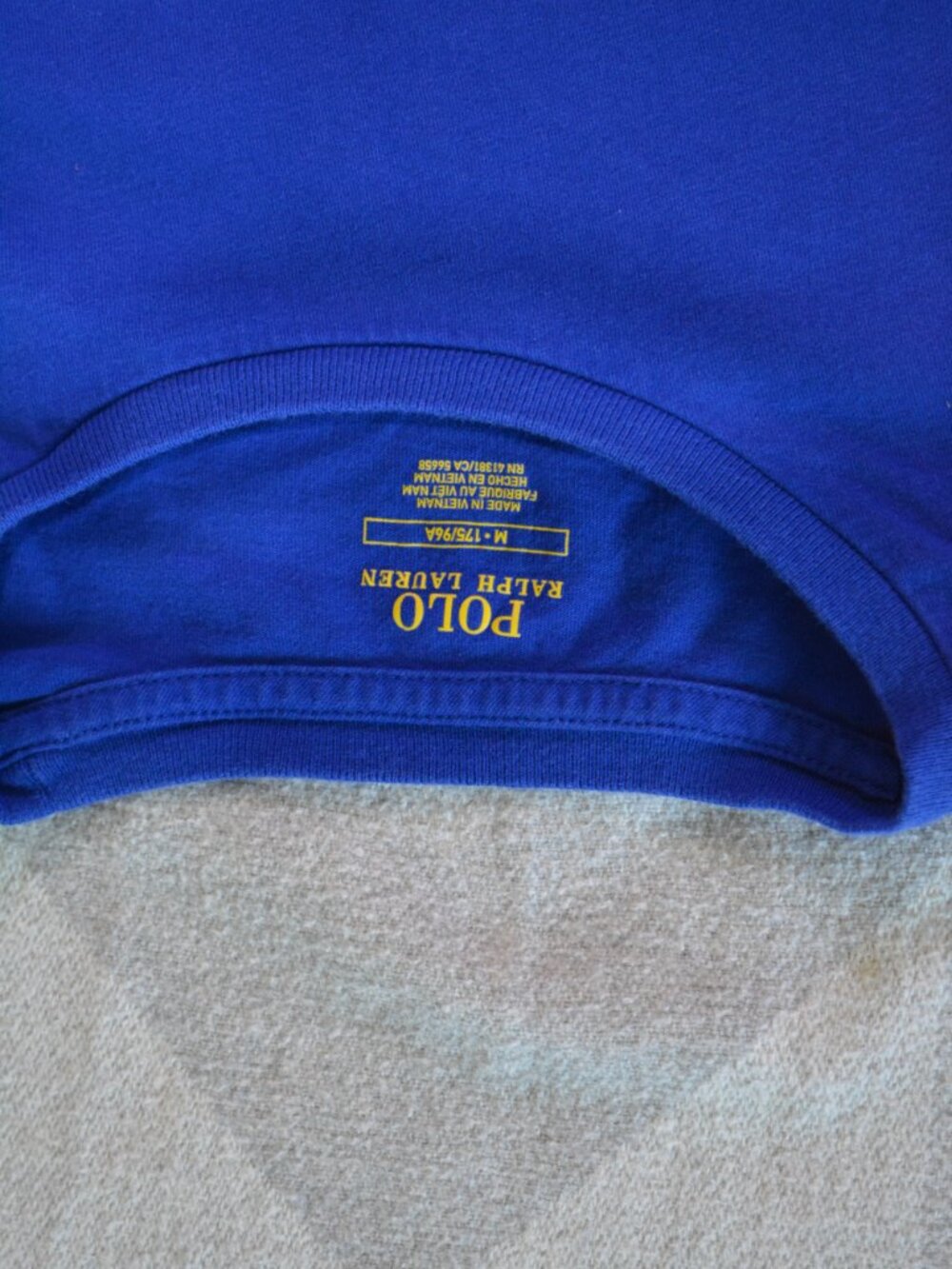 Polo Ralph Lauren Classic Fit Tee — Bright Blue w/ Red Pony Logo (Men’s M) - Picture 5 of 6